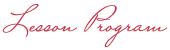 Lesson Program